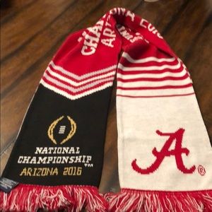 NWOT Alabama National Championship scarf 2016 AZ